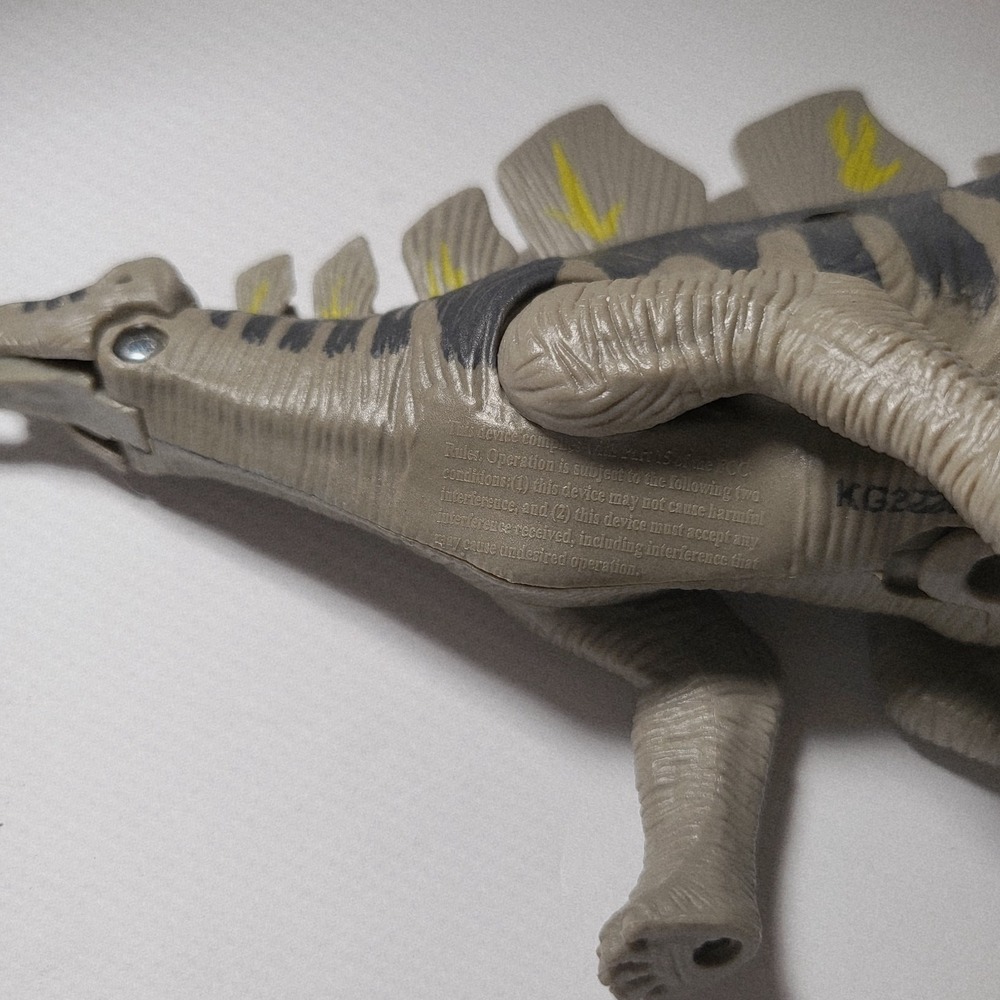 Kid Galaxy Dinosaur Lights & Sounds Stegosaurus Fully Posable Tested Working - Picture 5 of 5